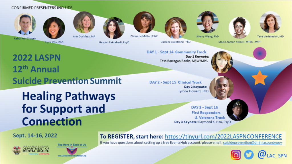 12th Annual Suicide Prevention Summit Promo Graphic