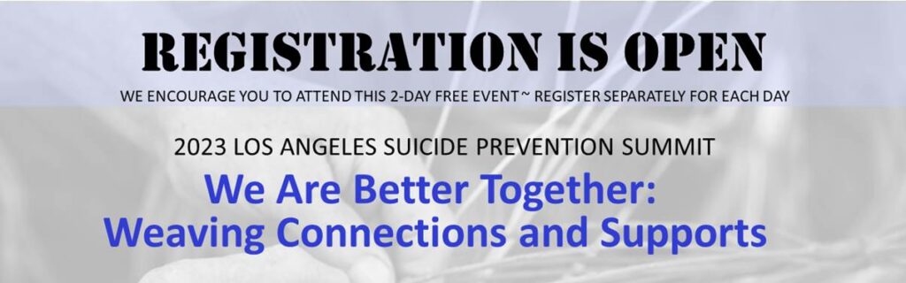 LA Suicide Prevention Summit Promo Image
